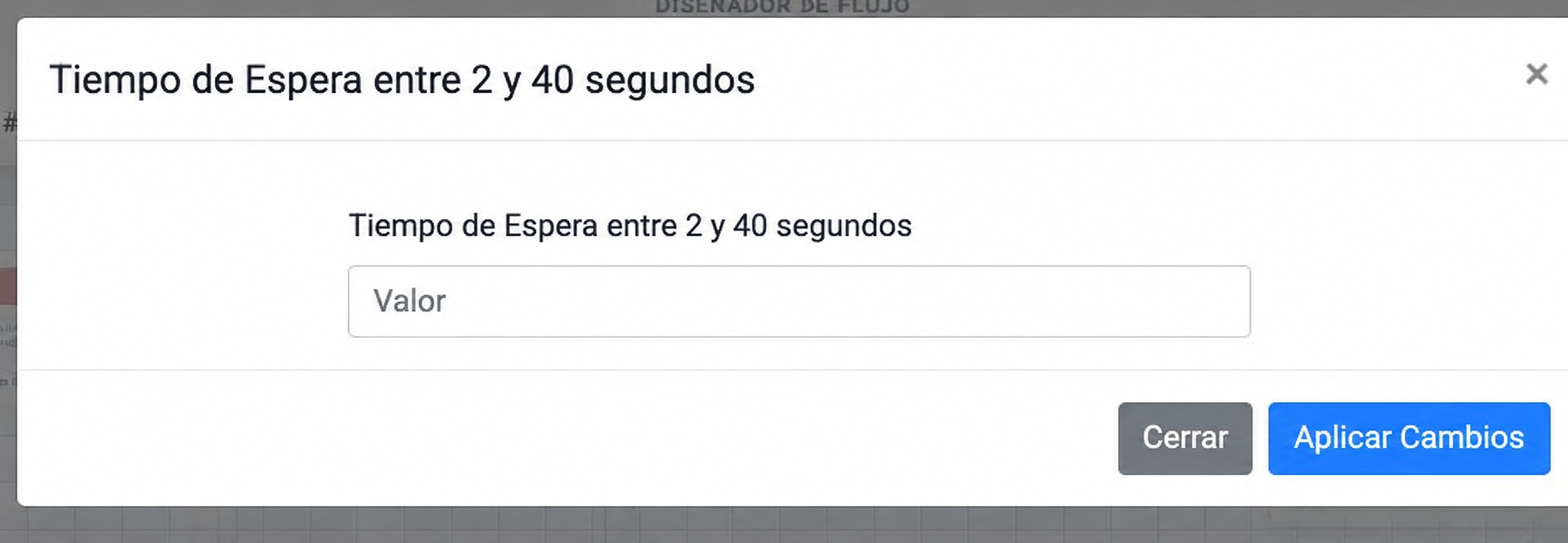 Captura de configuración del widget en Chatbot Designer